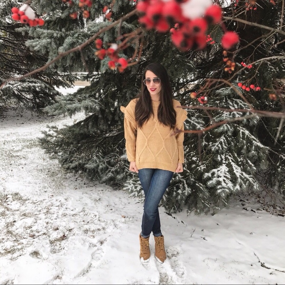 Ruffle sweater